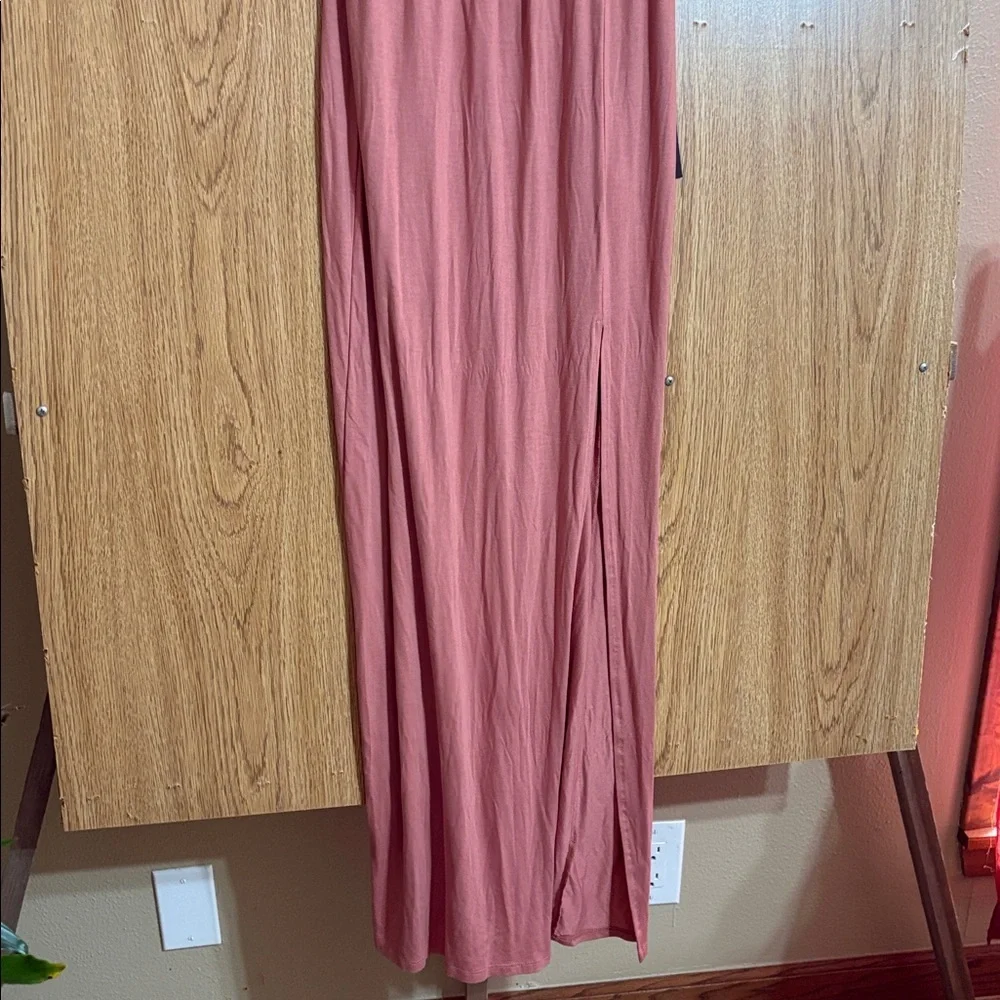 Lulu's Dusty Rose Knit dress